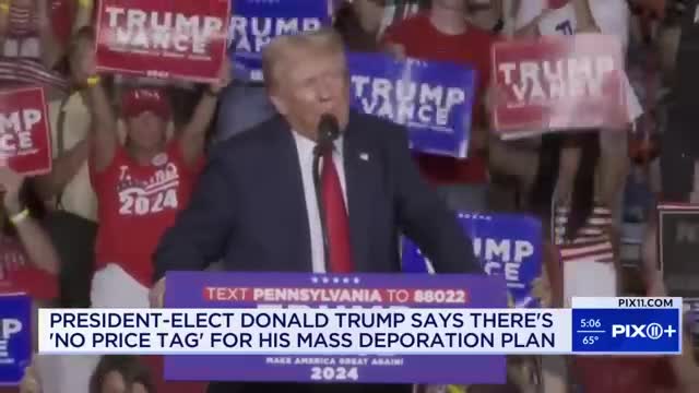 Trump says mass deportation will move forward