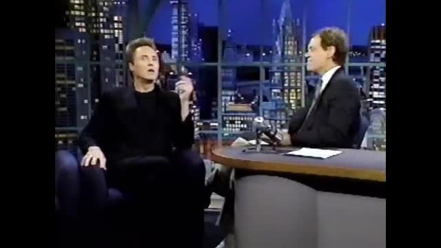Christopher Walken on Late Night (1992)