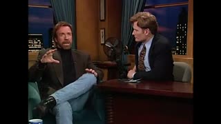 Chuck Norris' Classic Fight With Bruce Lee   Late Night with Conan O'Brien