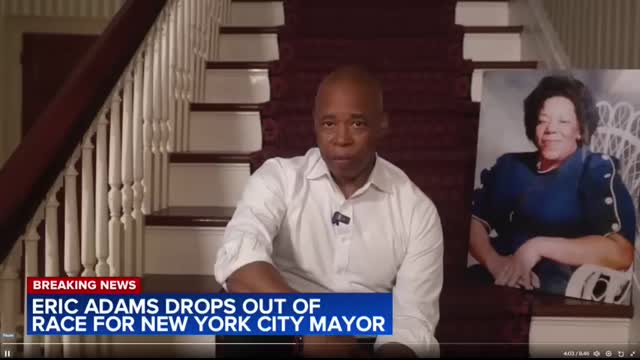 Eric Adams drops out of race for NYC mayor