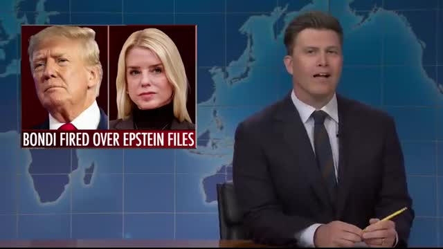Weekend Update Trump Fires Bondi Over Epstein Files, Says He'll Bring Iran Back to Stone Age - SNL