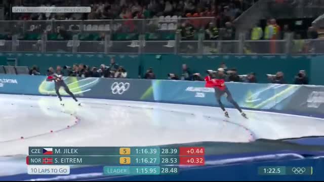 Sander Eitrem storms to 5000m gold in OLYMPIC RECORD TIME   Winter Olympics 2026   NBC Sports
