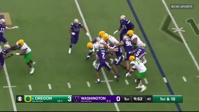 No. 6 Oregon Ducks vs Washington Huskies   Full Game Highlights