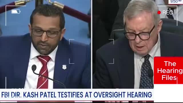 Durbin Asked Who Directed The Epstein Investigation. Patel Said  What Investigation