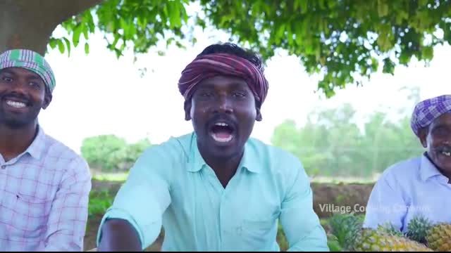 FRUIT SALAD   Colourful Healthy Fruits mixed salad recipe   Fruits Cutting and Eating in Village