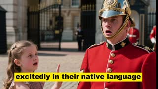 Young Girl Signals the Royal Guard — Watch Him Stop the Parade in Complete Shock!  Emotional Stories