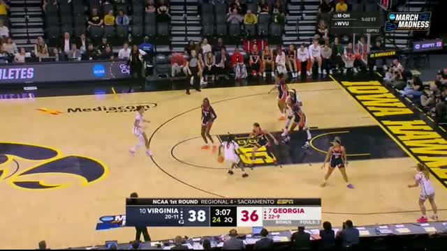 Round of 64 Virginia Cavaliers vs. Georgia Lady Bulldogs   Full Game Highlights   NCAA Tournament