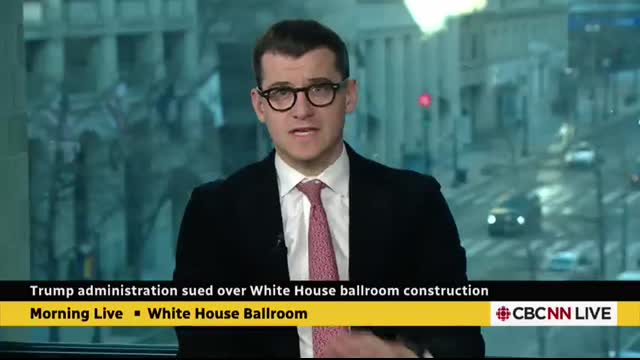 Trump administration sued over White House ballroom plan