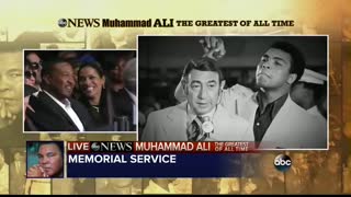 Muhammad Ali Funeral   Billy Crystal Imitates Ali