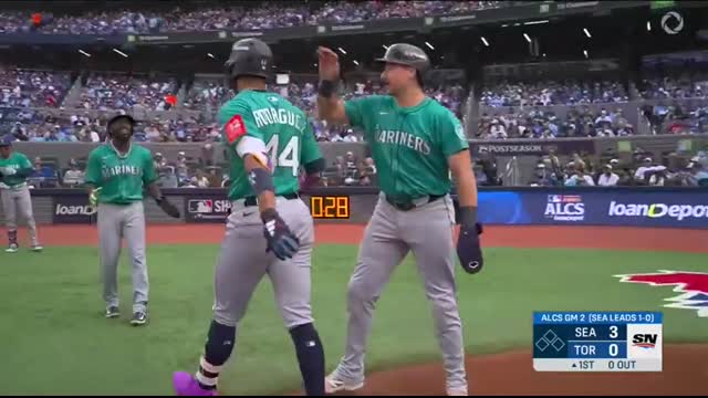 MLB ALCS Game 2 Highlights   Mariners vs. Blue Jays - October 13, 2025