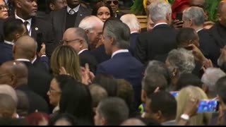 Former presidents arrive at Rev. Jesse Jackson's public memorial service