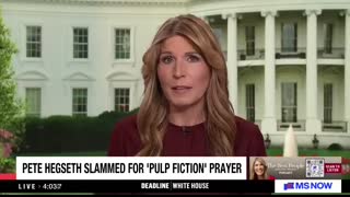 ‘Global LAUGHING STOCK’ Nicolle STINGS Hegseth for reciting FAKE BIBLE VERSE at prayer service