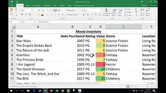 Intermediate Excel Skills, Tips, and Tricks Tutorial