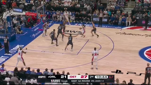 Game 2 Detroit Pistons vs. Orlando Magic   NBA Playoffs Mini   Extended Highlights