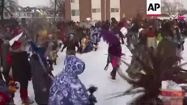 Thousands gather in Minneapolis to protest against immigration enforcement