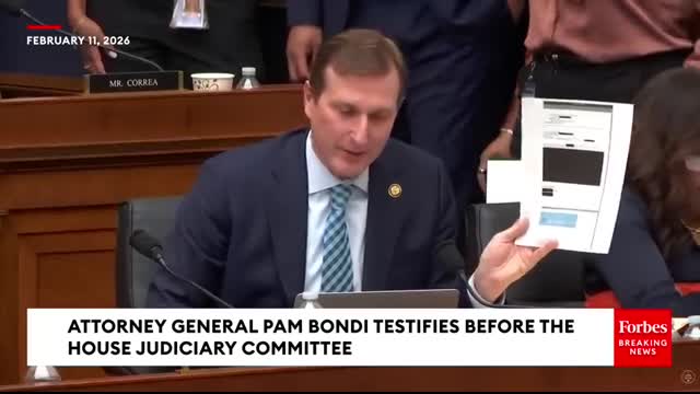 BREAKING NEWS Goldman Has Explosive Fight With Bondi As He Brings Out Email From Epstein To Maxwell