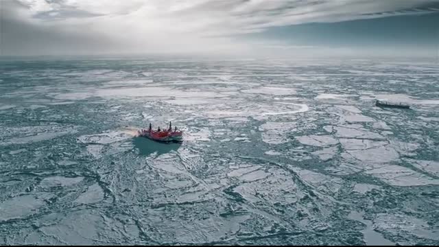 75 000 h.p. The Biggest Nuclear Icebreaker