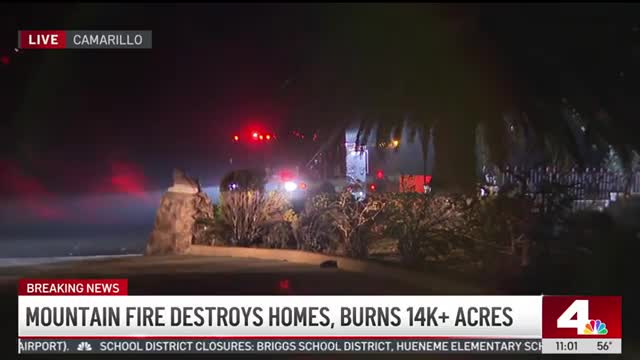 Camarillo residents on alert due to Mountain Fire