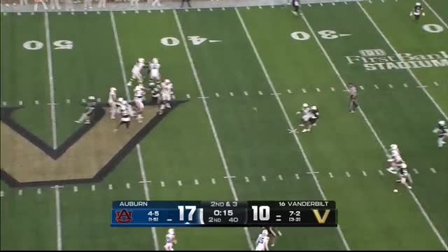 Auburn Tigers vs. Vanderbilt Commodores   Full Game Highlights   ESPN College Football