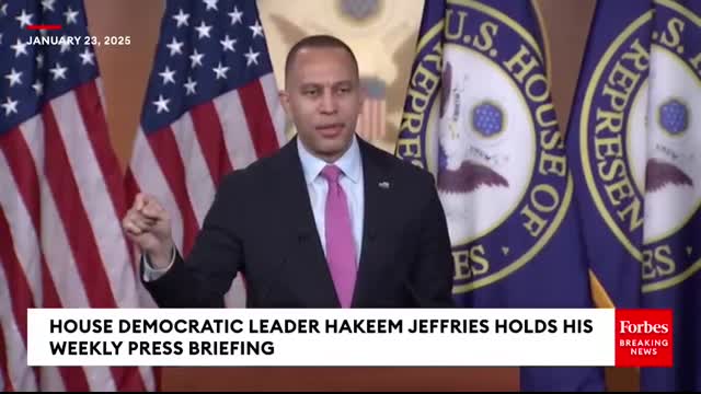 JUST IN Hakeem Jeffries Holds Press Briefing After House GOP Unveil 'Their Extreme Budget Plan'