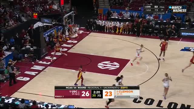 Round of 64 USC Trojans vs. Clemson Tigers   Full Game Highlights   NCAA Tournament