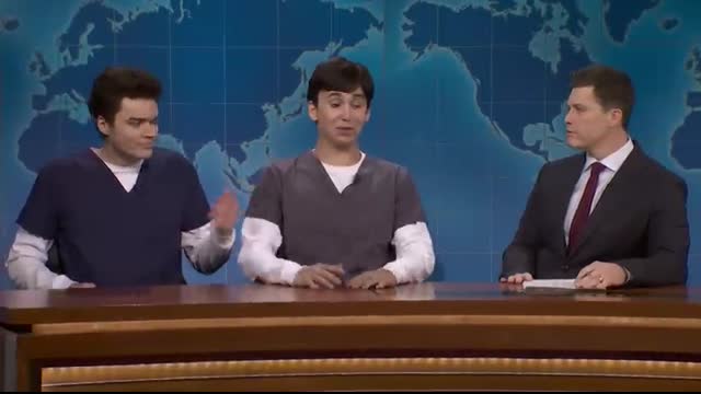 Weekend Update Two Guys Dressed as Doctors Share Last-Second Halloween Ideas - SNL