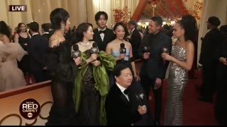 Oscars 2026 Voice cast of 'KPop Demon Hunters' makes red carpet arrival