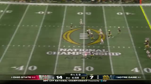 CFP National Championship Ohio State Buckeyes vs. Notre Dame Fighting Irish   Full Game Highlights