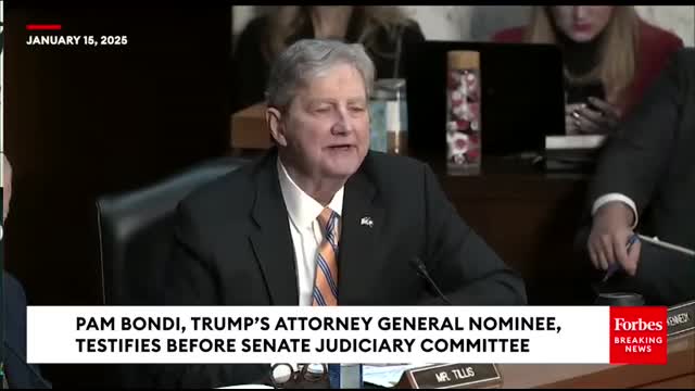 MUST WATCH John Kennedy Sounds Off On Attorney General Garland's Trump Probe At Pam Bondi Hearing