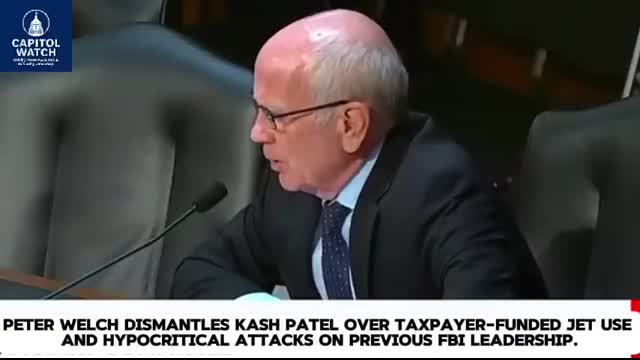 YOU USED TAX MONEY FOR THIS!’ – Sen. Welch DESTROYS Kash Patel LIVE”