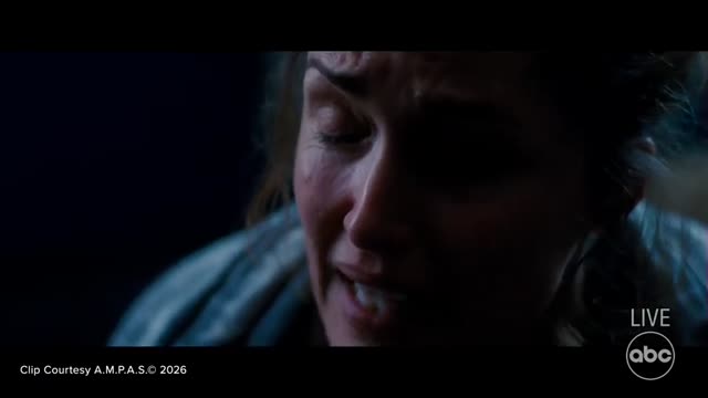 Oscars 2026 Jessie Buckley wins best actress for 'Hamnet'