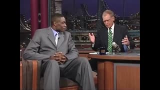 Dikembe Mutombo On His Signature Finger Wag   David Letterman