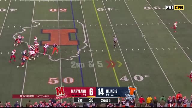 Maryland Terrapins vs. Illinois Fighting Illini Highlights   FOX College Football