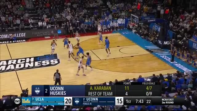 UConn vs. UCLA - Second round NCAA tournament extended highlights