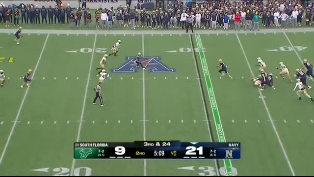 South Florida Bulls vs. Navy Midshipmen   Full Game Highlights   ESPN College Football