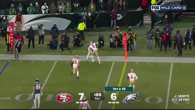 San Francisco 49ers vs Philadelphia Eagles Game Highlights   2025 NFL Season Wild Card Round