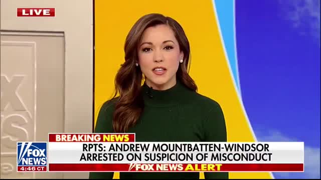 BREAKING Ex-Prince Andrew reportedly arrested in UK