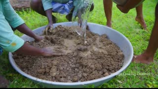 RED SNAPPER FISH   Big Fish Grill Recipe Cooking in Village   Fish Fry in Clay   Ancient Cooking