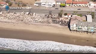 USA TODAY photographer in a helicopter captures fire damage in Malibu   USA TODAY