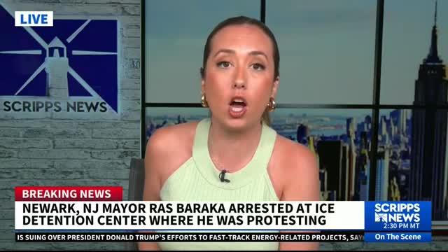 New Jersey mayor arrested at ICE detention center where he was protesting