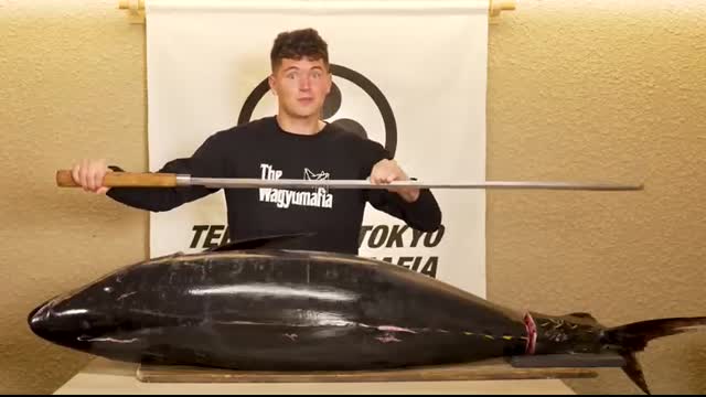 Carving A Whole Bluefin Tuna