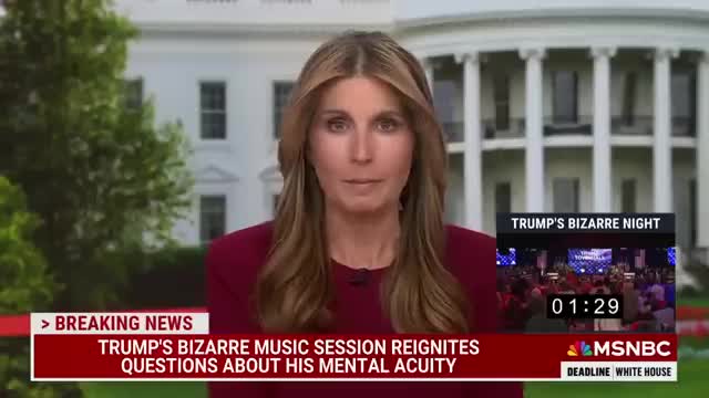Nicolle Wallace reacts to Trump impromptu, extended dance party