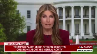 Nicolle Wallace reacts to Trump impromptu, extended dance party