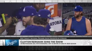 Clayton Kershaw joins for one final interview as a player   MLB Tonight