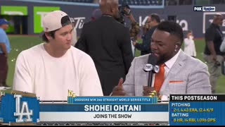 Shohei Ohtani on Winning World Series & Dodgers' Yamamoto 'He is the Number 1 Pitcher in the World'