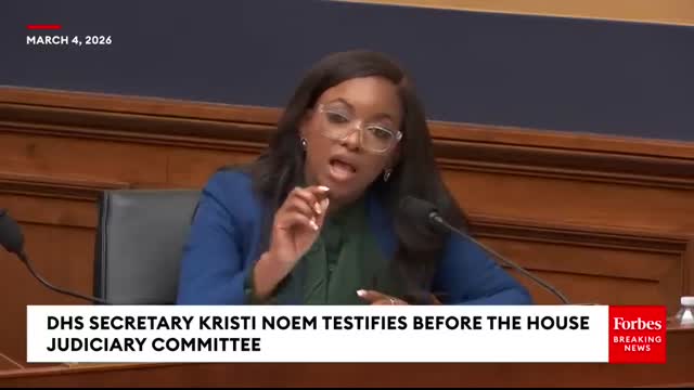 'You Have Lost More Lives In Detention Than Anybody Else!' Jasmine Crockett Grills Kristi Noem