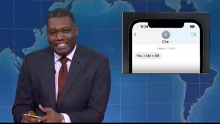 Weekend Update Colin Jost and Michael Che Swap Jokes for Season 49 Finale - SNL