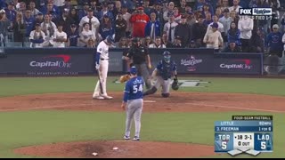 DODGERS WALK IT OFF IN THE 18TH!! Freddie Freeman crushes a walk-off home run in Game 3! ?