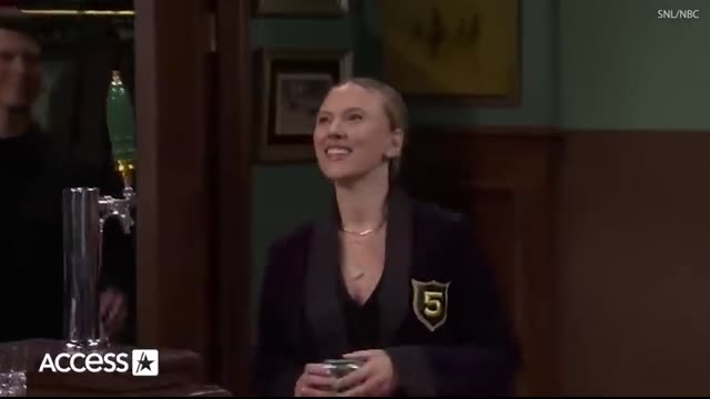 Scarlett Johansson REACTS LIVE to Colin Jost’s NSFW Joke About Her On ‘SNL’