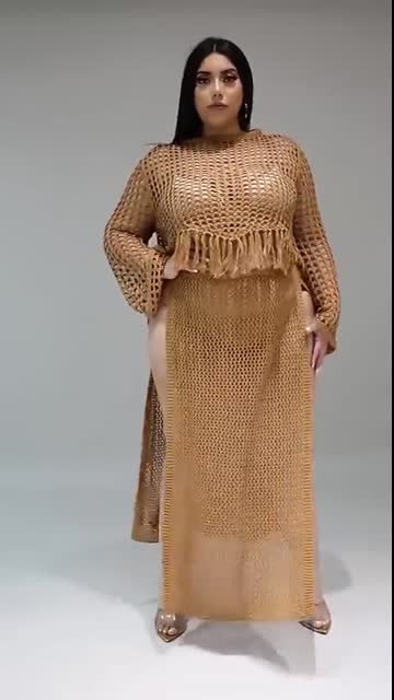 Plus Size Fashion - Maui Beaches Skirt Set #plussizefashion #shorts